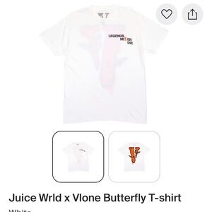 Juice Wrld x Vlone Butterfly T-shirt